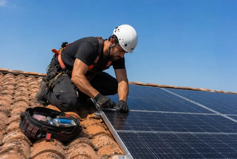 Maintenance et monitoring de panneaux solaires à la Laigne